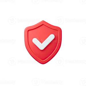 3d-red-shield-with-white-checkmark-icon-security-protection-symbol-isolated-on-transparent-background-png